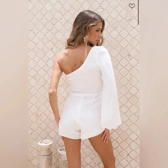 ✨SEVEN‎ WONDERS NORAH ROMPER WHITE - Picture 5 of 12